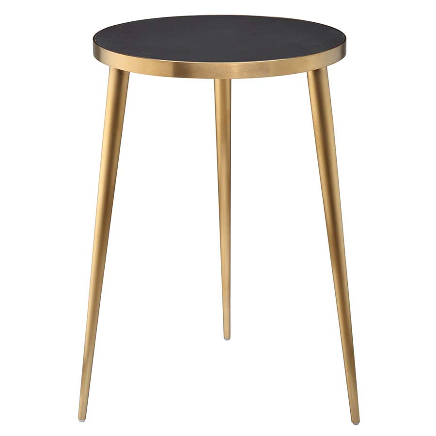 DI Designs Neatham End Table in Brass