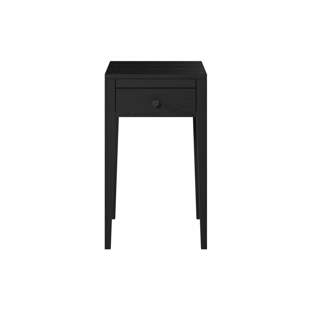 DI Designs Radford 1 Drawer Bedside in Black - Belmont Interiors