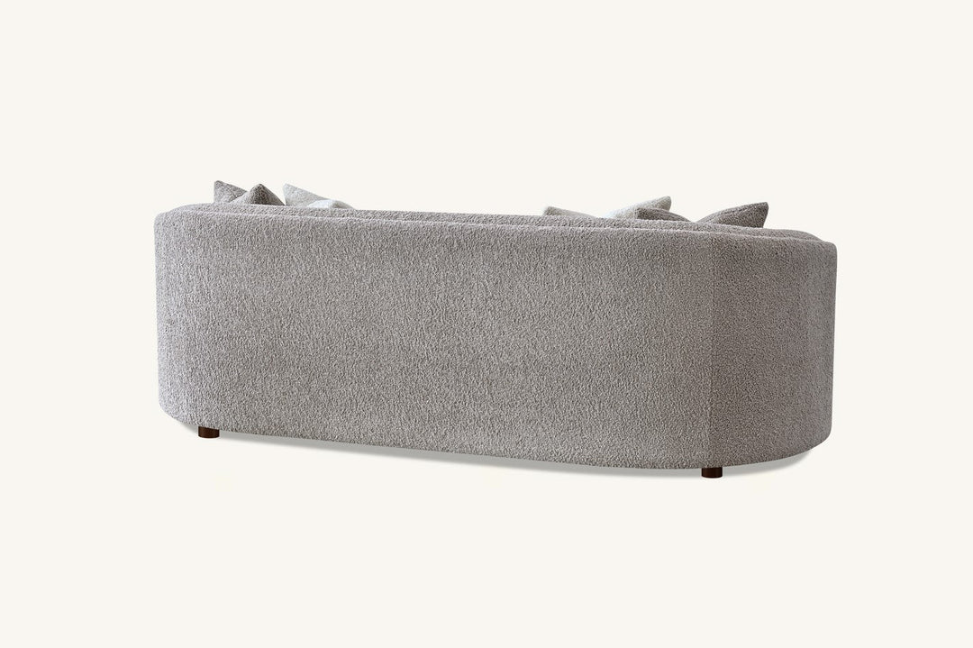 The Nolita Boucle Premium Sofa Latte Teddy Boucle Fabric - Belmont Interiors