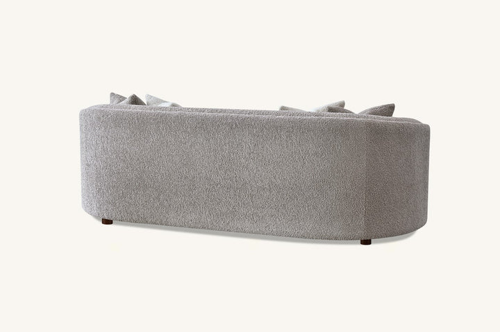The Nolita Boucle Premium Sofa Latte Teddy Boucle Fabric - Belmont Interiors