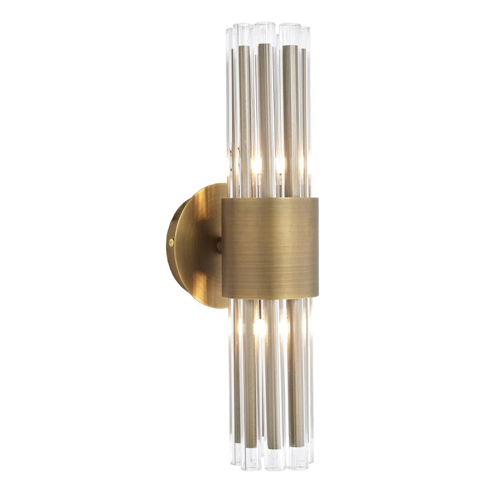 RV Astley Colmar Wall Lamp With Clear Glass-Belmont Interiors