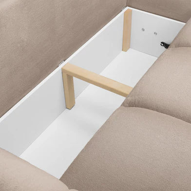 Azzuro Mocha Corner Sofabed – Universal Convertible Sofa