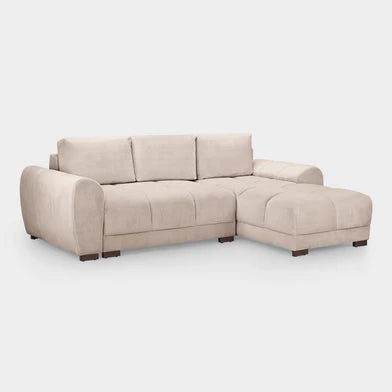 Azzuro Mocha Corner Sofabed – Universal Convertible Sofa