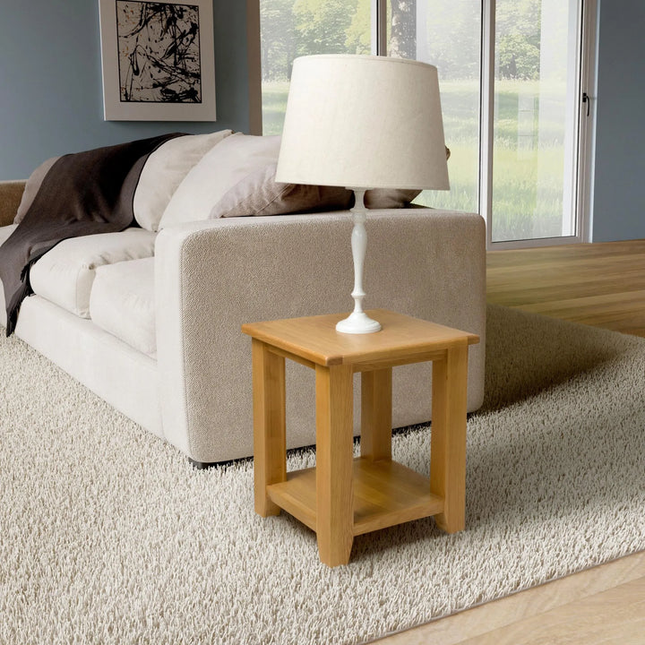 Milano Solid Oak Side/End Table