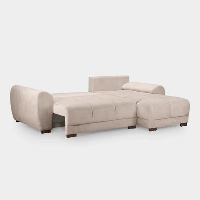Azzuro Mocha Corner Sofabed – Universal Convertible Sofa