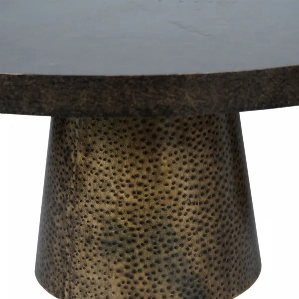 Libra Interiors Sandbanks Coffee Table Set of 2 – Rustic Antique Gold - Belmont Interiors
