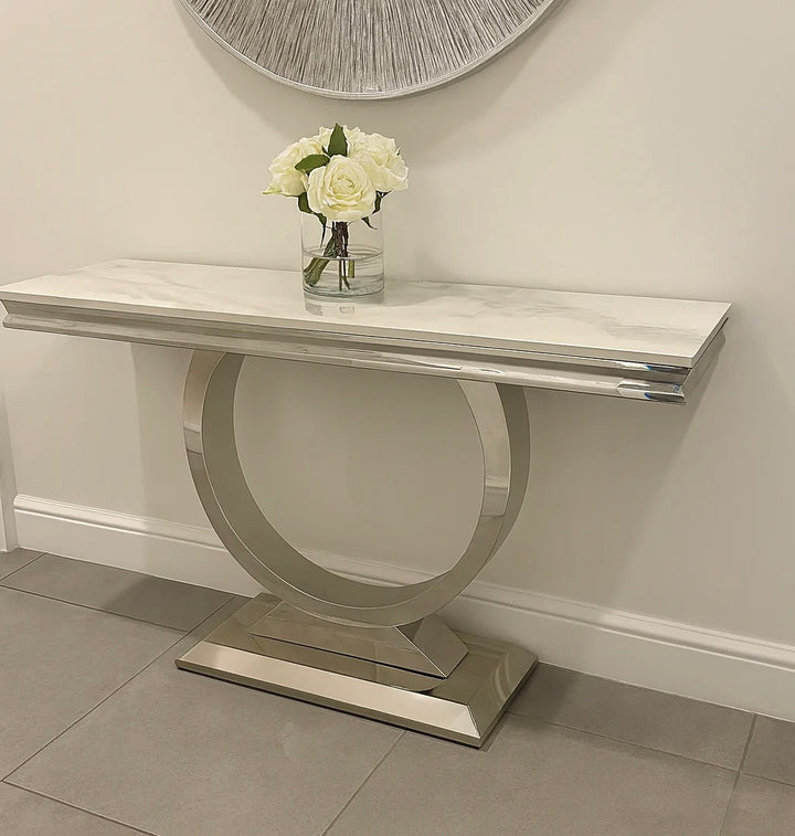 Arianna 120cm Marble Console Table