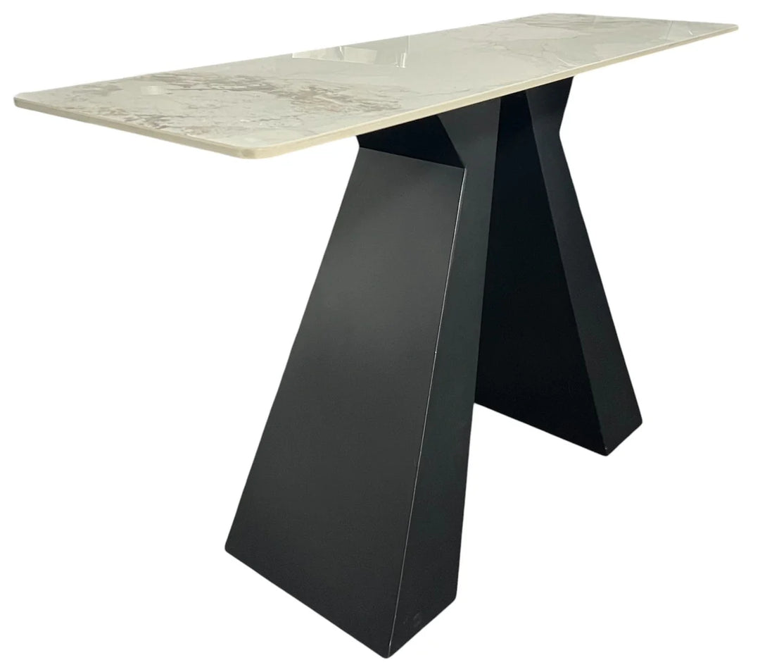 Roma Console Table in Chanel Ceramic - 120cm