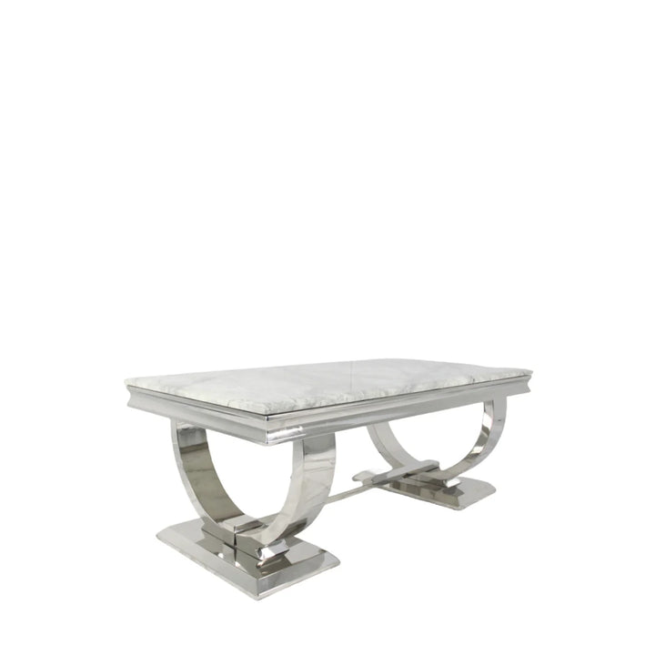 Arianna Grey Marble Coffee Table
