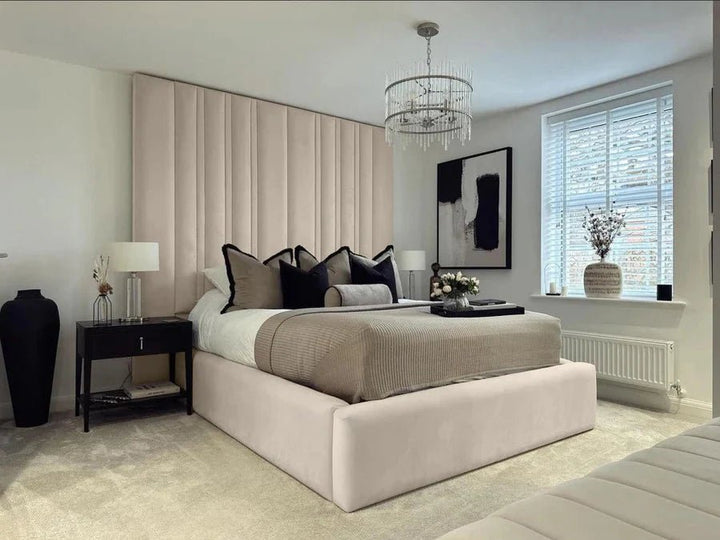Belgravia Oversized Headboard Luxury Panel Bed