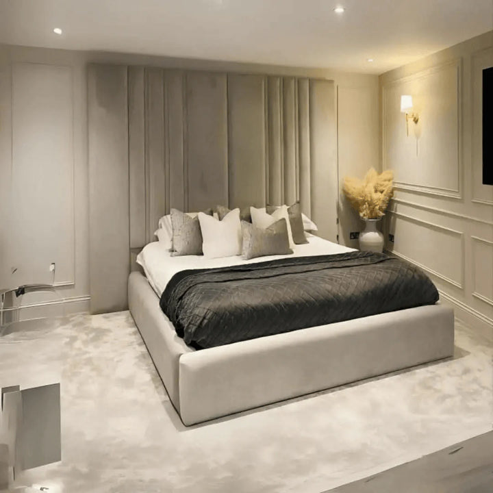 Belgravia Oversized Headboard Luxury Panel Bed