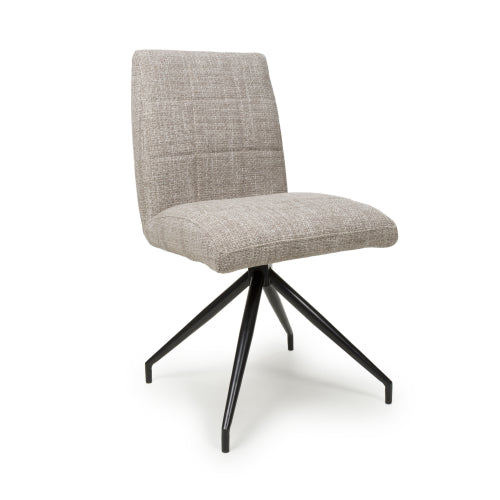 Laurel Tweed Oatmeal Dining Chair - Belmont Interiors