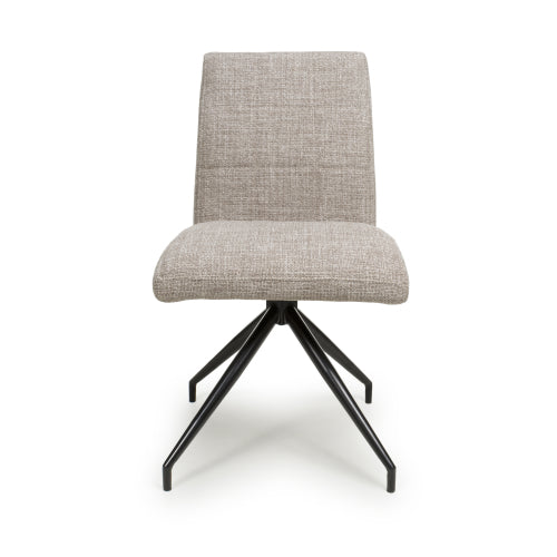 Laurel Tweed Oatmeal Dining Chair - Belmont Interiors