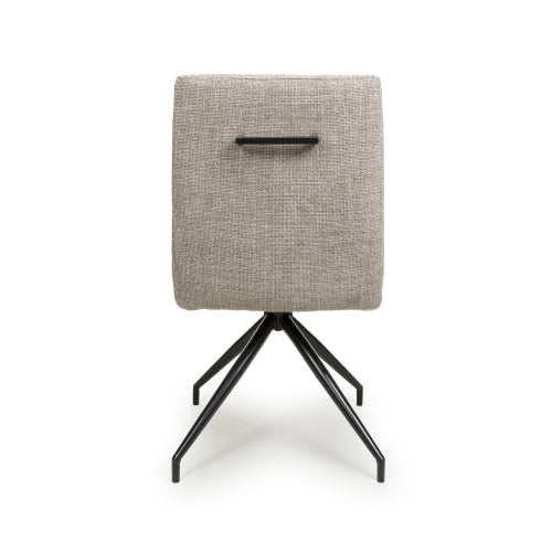 Laurel Tweed Oatmeal Dining Chair - Belmont Interiors