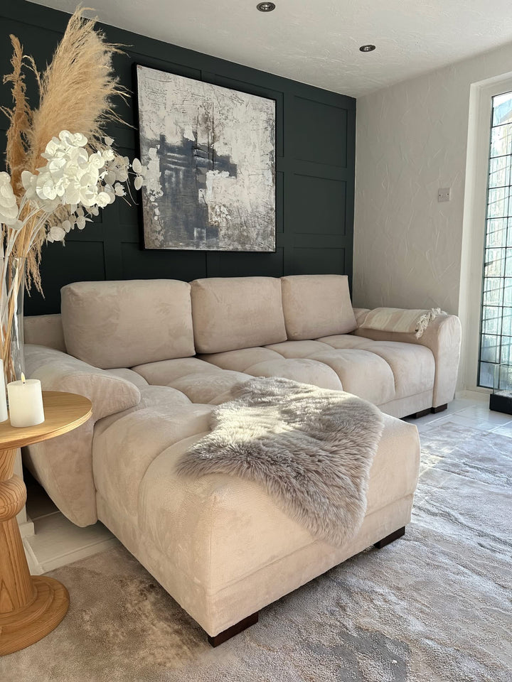 Azzuro Mocha Corner Sofabed – Universal Convertible Sofa