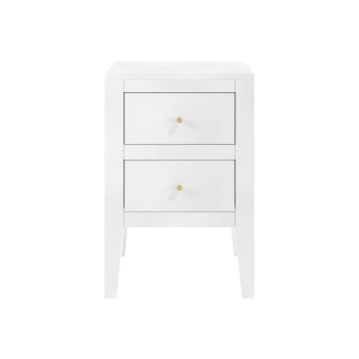 DI Designs Alton Bedside in White - Belmont Interiors