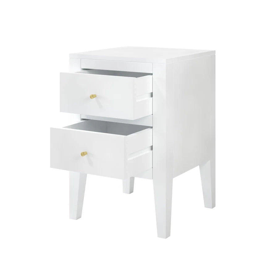 DI Designs Alton Bedside in White - Belmont Interiors