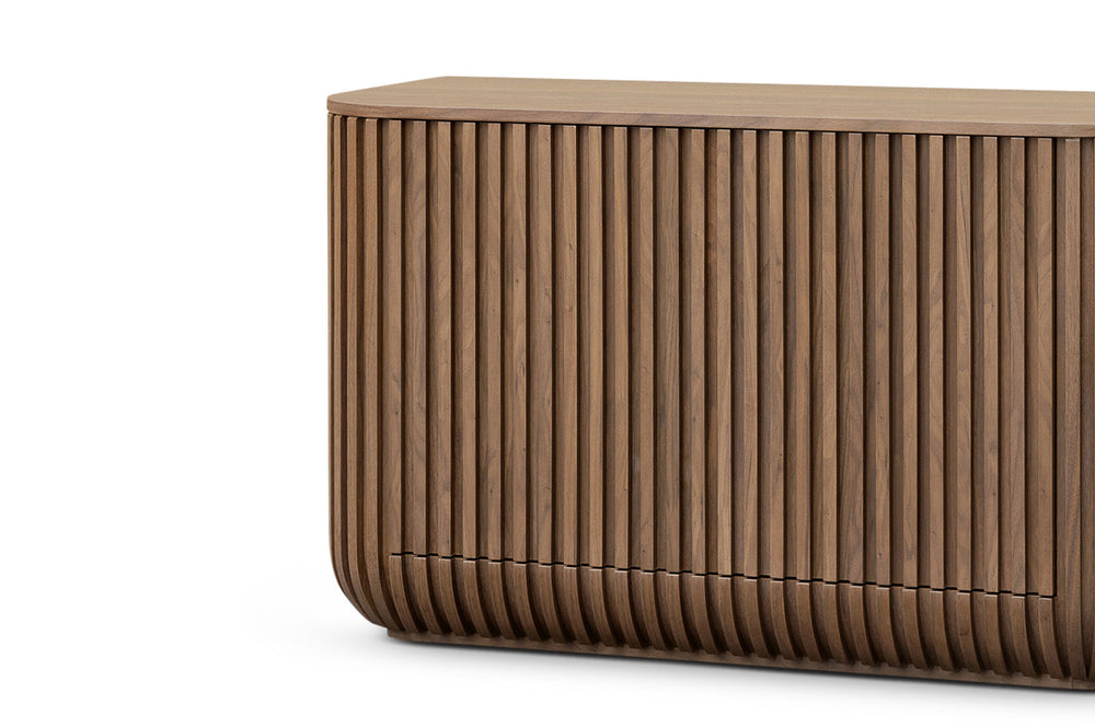 Berkeley Designs Jupiter 2 Door Sideboard in Natrual Walnut - Belmont Interiors