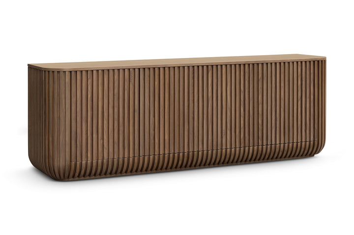 Berkeley Designs Jupiter 4 Door Sideboard in Natrual Walnut - Belmont Interiors