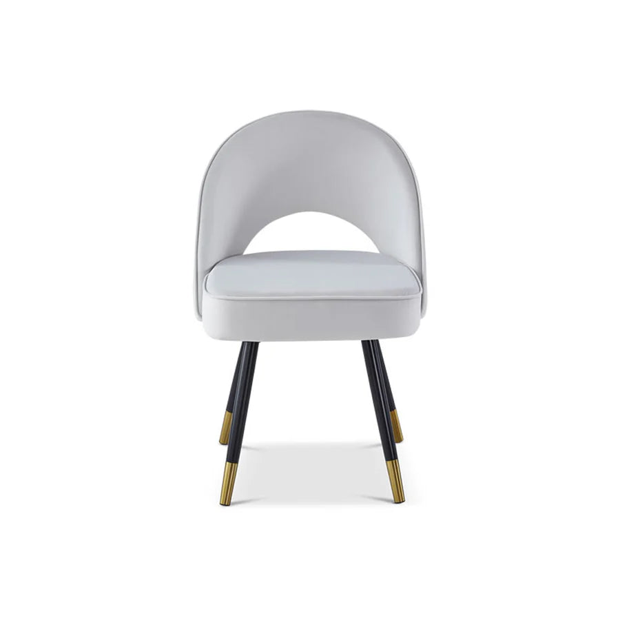 Berkeley Designs Hoxton Dining Chair in Light Grey - Belmont Interiors