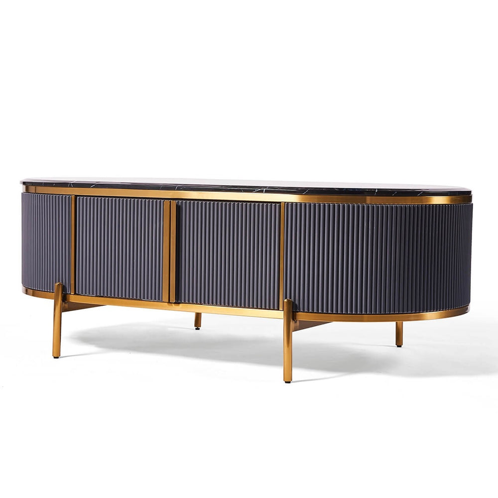 Knightsbridge Coffee Table with Marble Top - Belmont Interiors