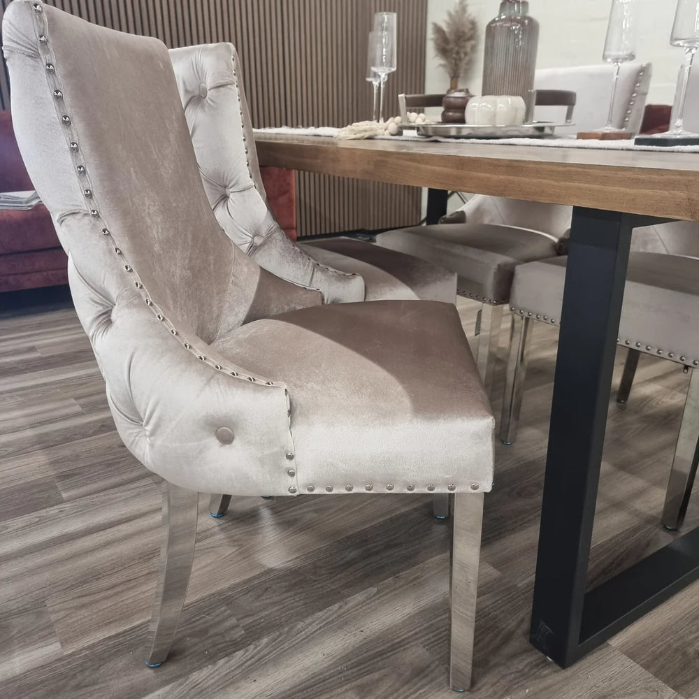 Kensington Dining Chair in Beige - Belmont Interiors
