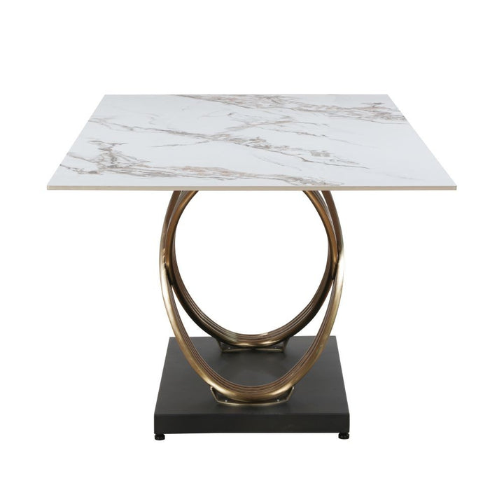 Azura Gloss Ceramic Dining Table [Pre-order Dec 5th] - Belmont Interiors