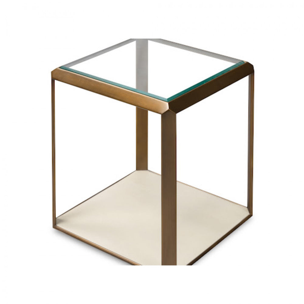 DI Designs Elmley End Table - Ivory - Belmont Interiors