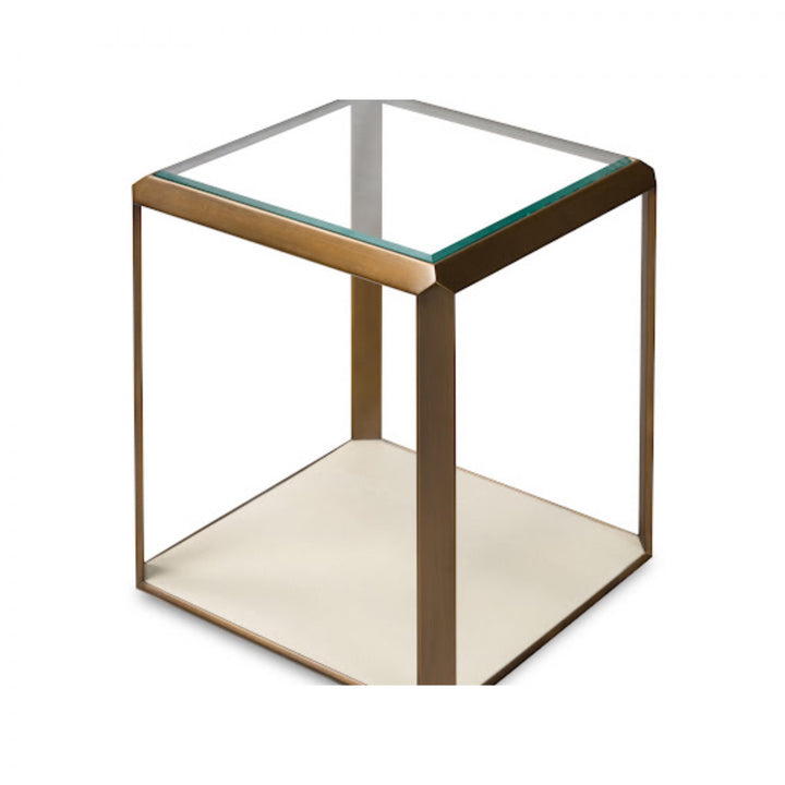 DI Designs Elmley End Table - Ivory - Belmont Interiors