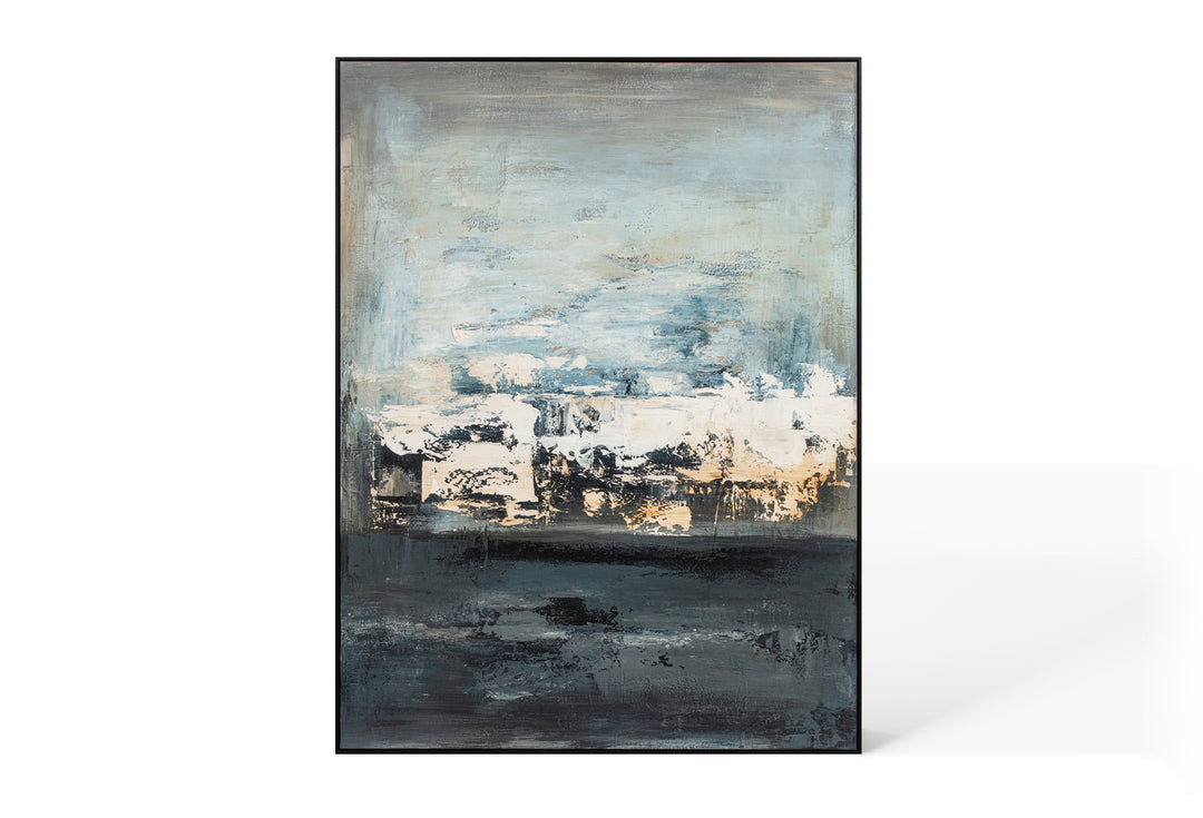 Berkeley Designs Oil on Canvas 73 with Black Frame