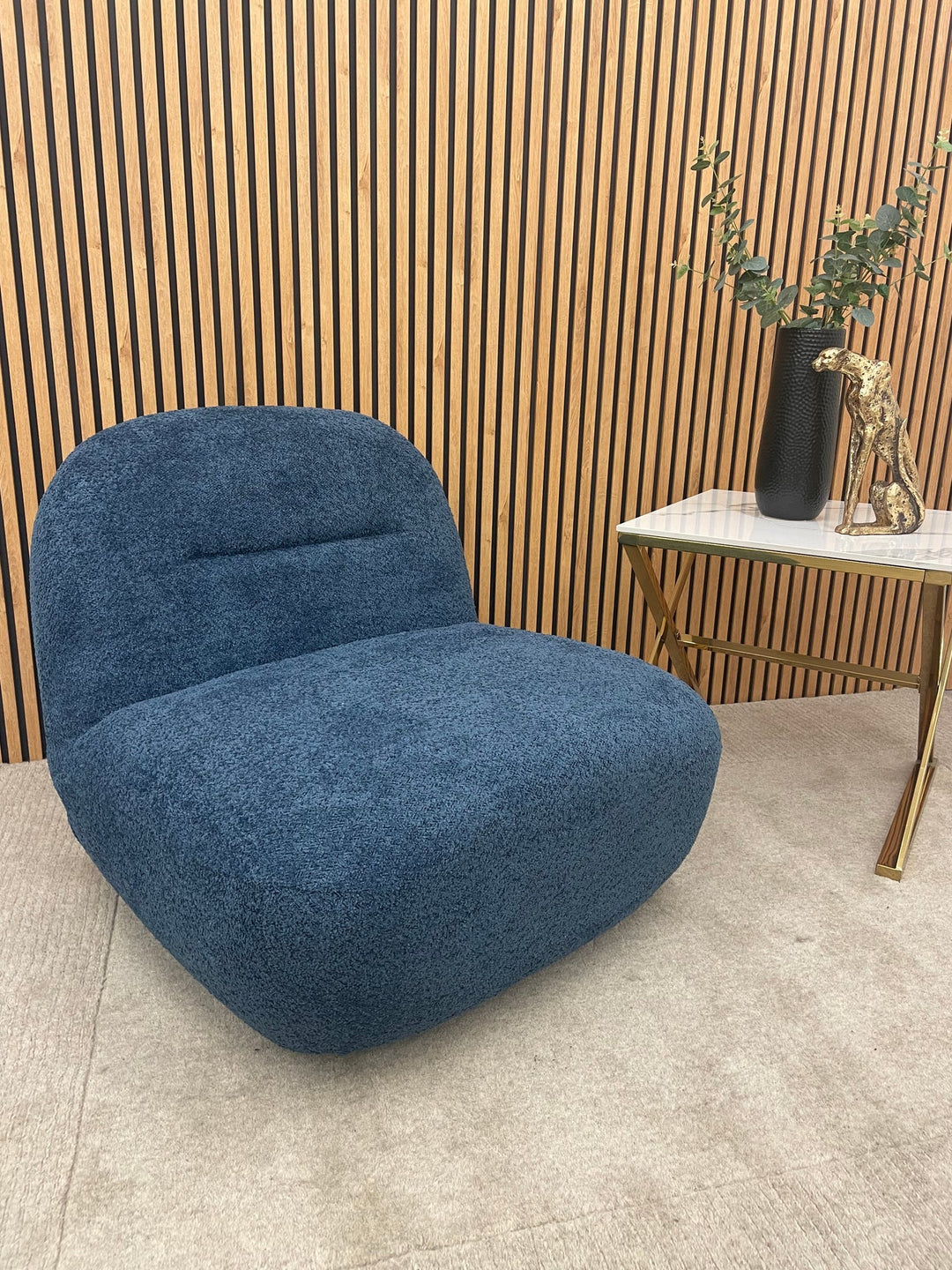 Miami Boucle Accent Sofa Swivel Chair - All Colours-Armchairs-ASR-Belmont Interiors