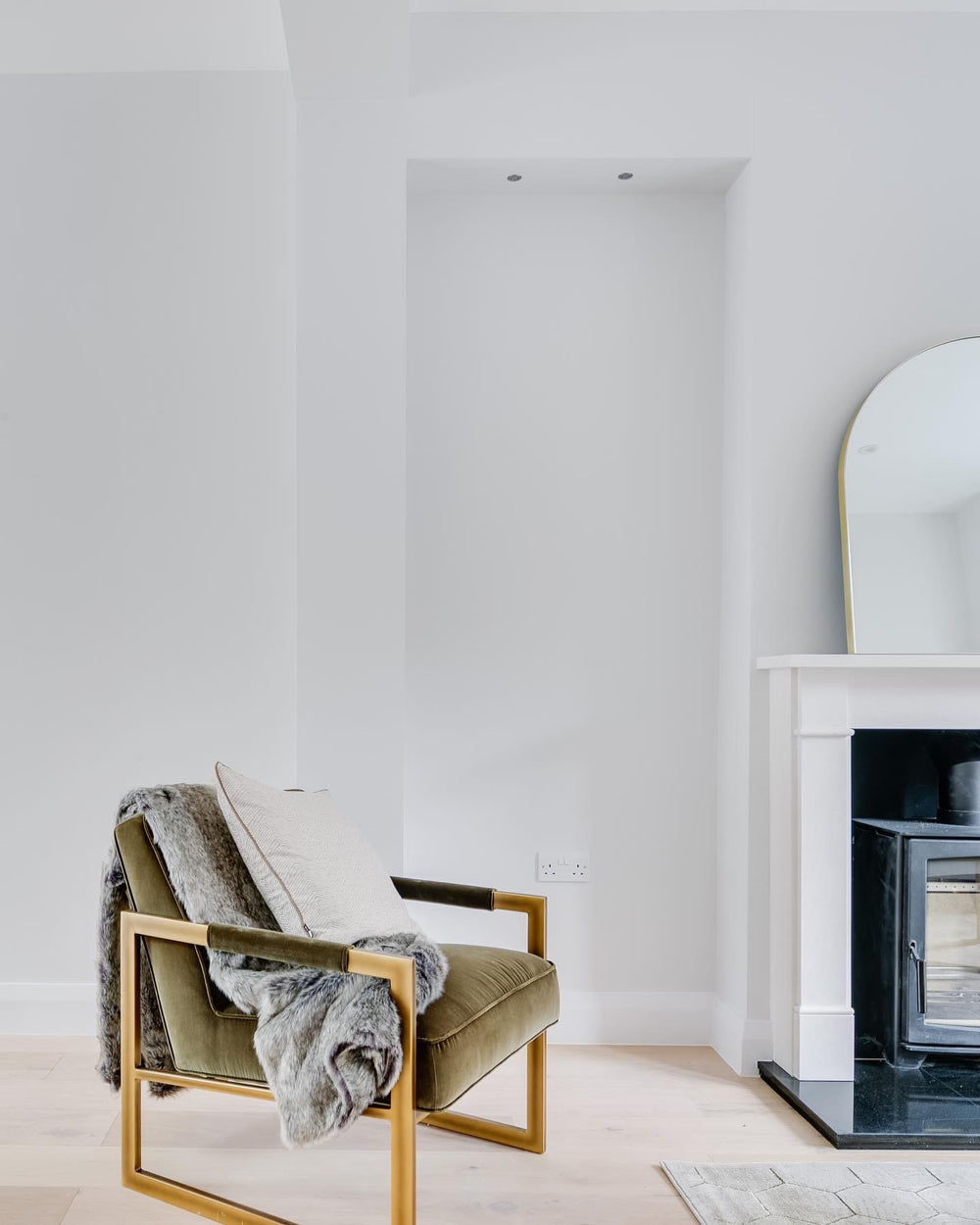 DI Designs Mickleton Club Chair- Olive - Belmont Interiors