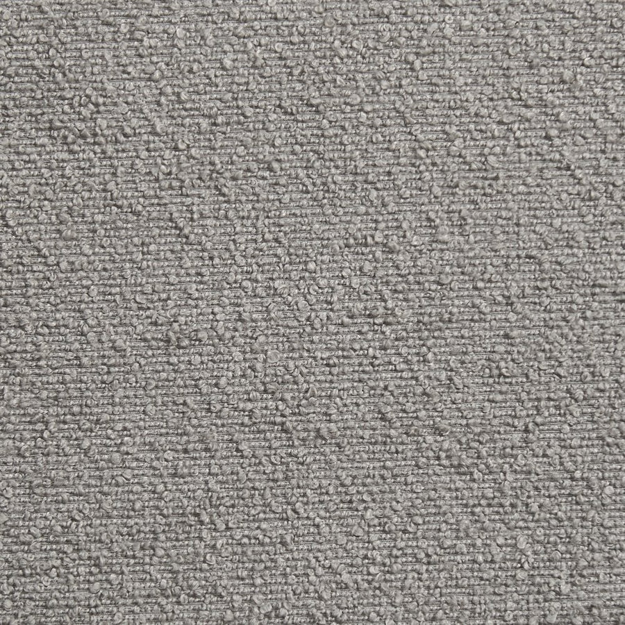 Nova Distressed Dining Bench in Grey Boucle Fabric - 160cm - Belmont Interiors