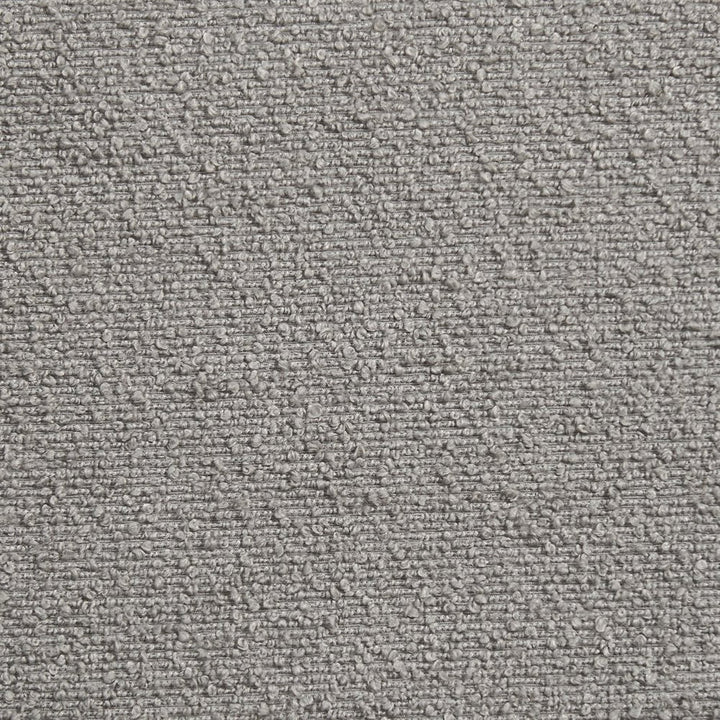 Nova Distressed Dining Bench in Grey Boucle Fabric - 160cm - Belmont Interiors
