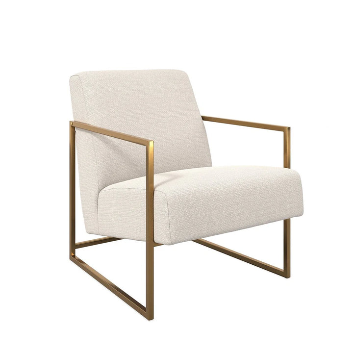 Madison Designs Ritz Accent Chair - Beige & Gold
