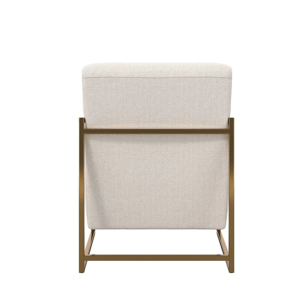 Madison Designs Ritz Accent Chair - Beige & Gold