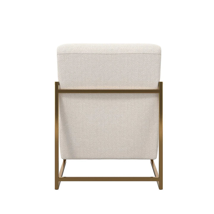 Madison Designs Ritz Accent Chair - Beige & Gold