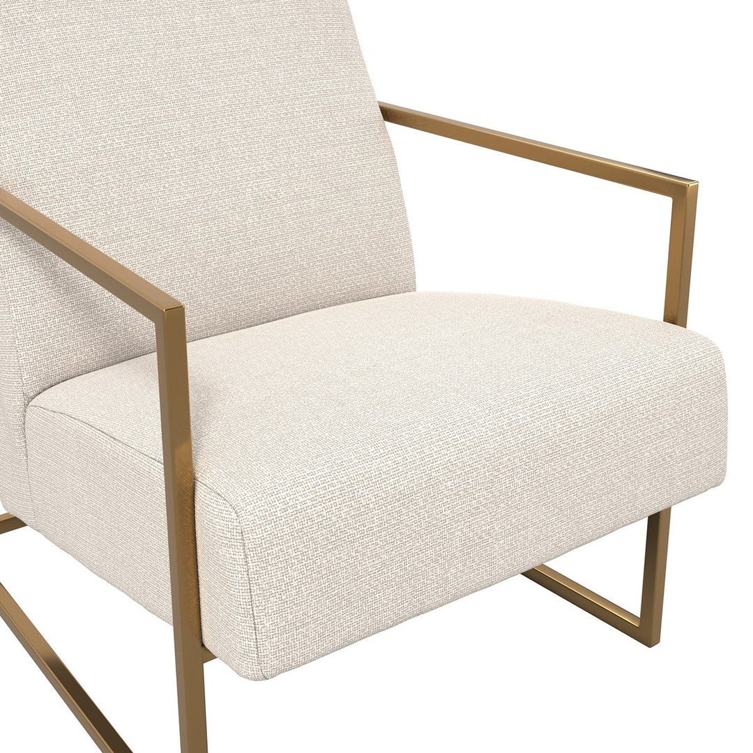 Madison Designs Ritz Accent Chair - Beige & Gold