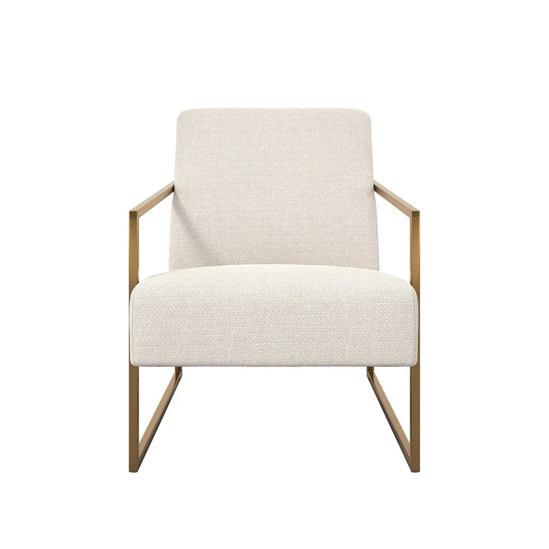 Madison Designs Ritz Accent Chair - Beige & Gold