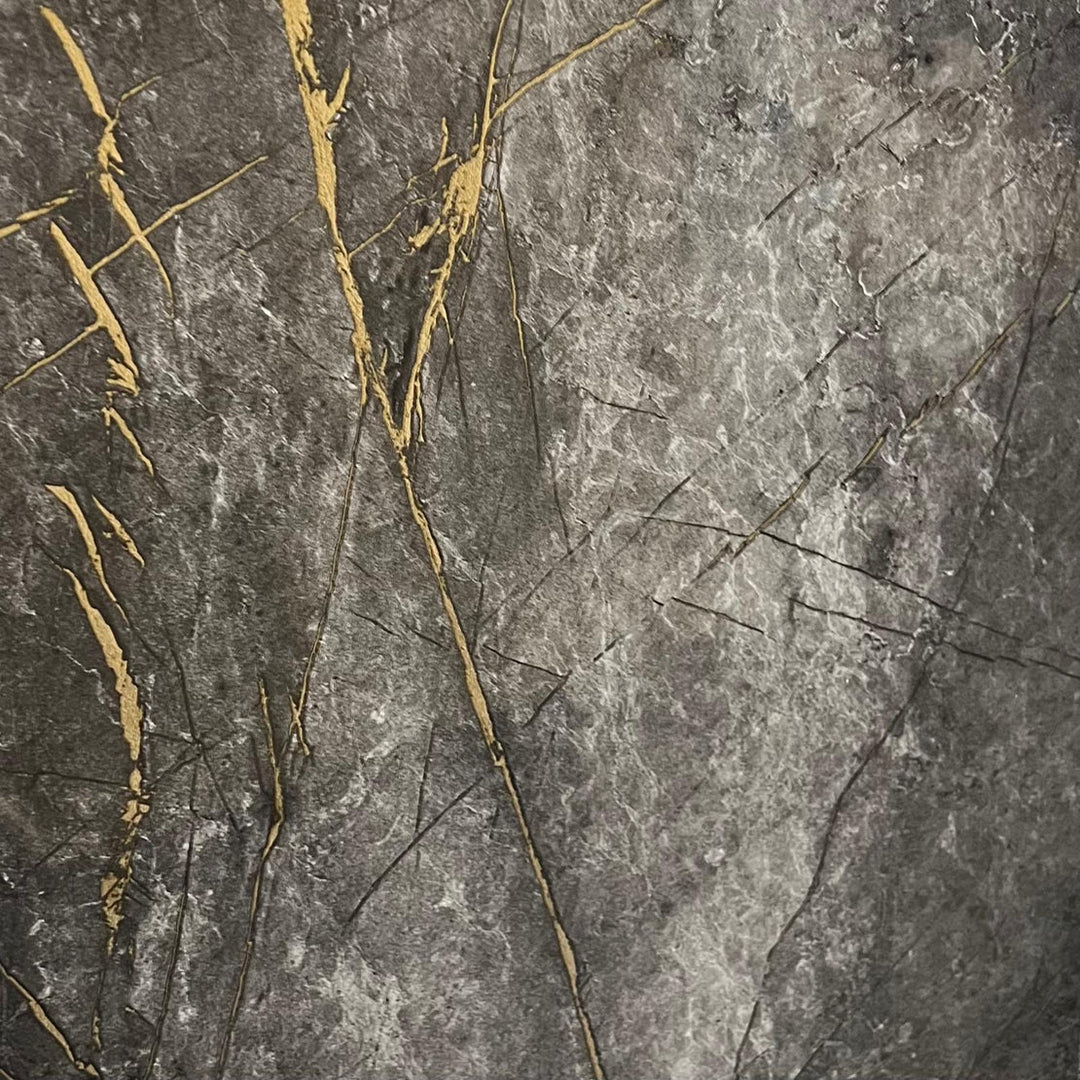 Black & Gold PVC Wall Panels 240x60cm – Waterproof, 4 Pack (5.76m²)