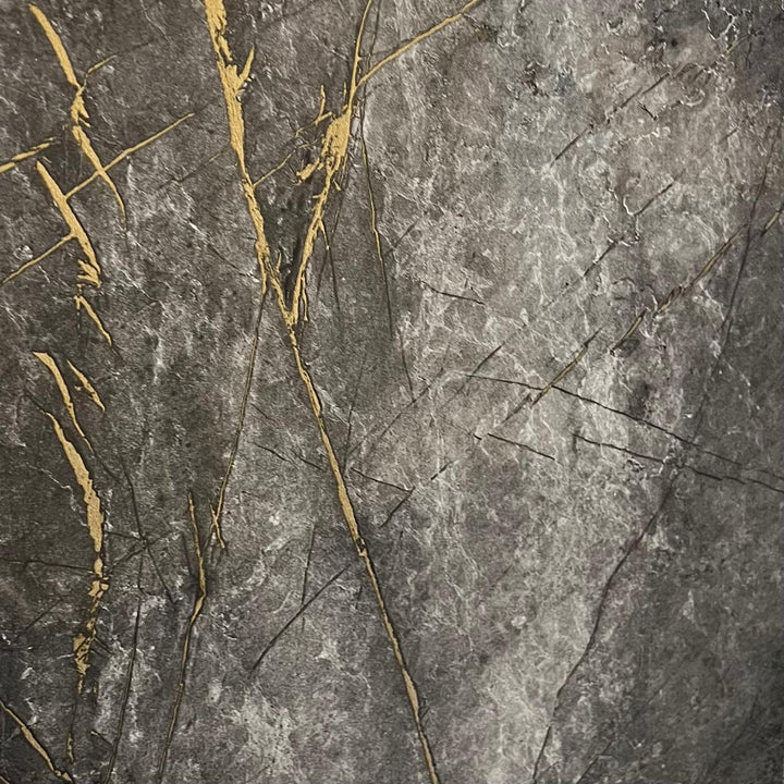 Black & Gold PVC Wall Panels 240x60cm – Waterproof, 4 Pack (5.76m²)