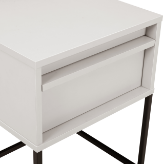Twenty10 Designs Albion Bedside Single Drawer in Stone
