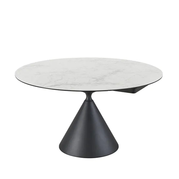 Cameo 4-6 Seater Ceramic Extendable Round Dining Table