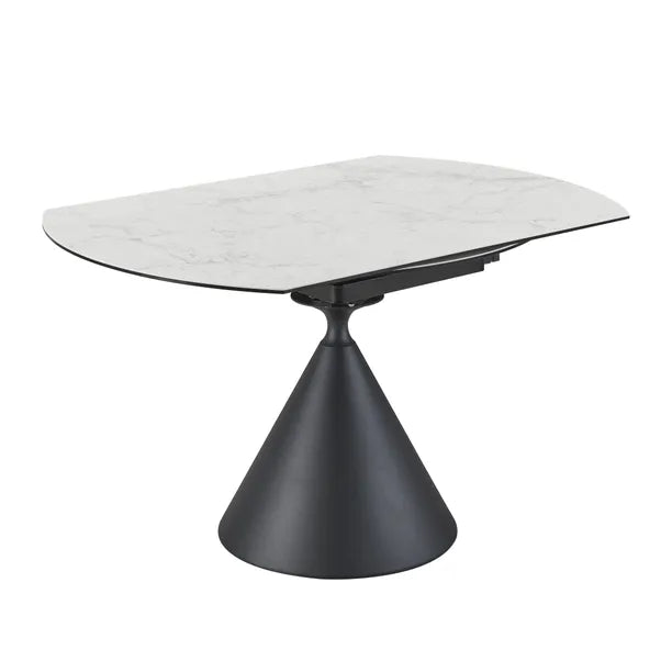Cameo 4-6 Seater Ceramic Extendable Round Dining Table