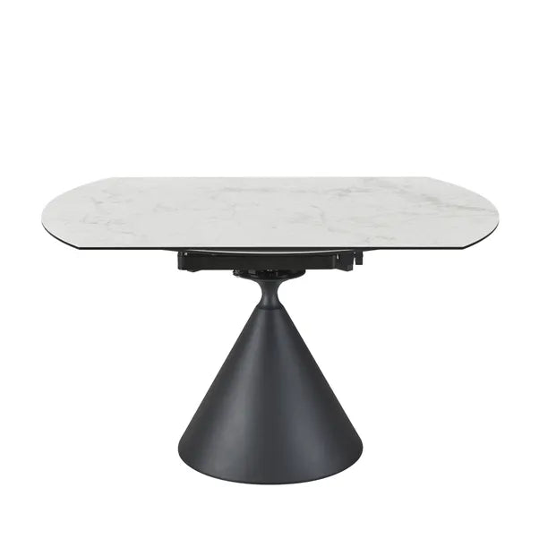 Cameo 4-6 Seater Ceramic Extendable Round Dining Table