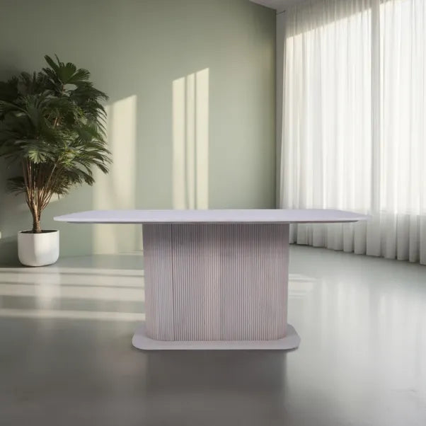 Alessia Mango Wood 6-8 Seater Dining Table