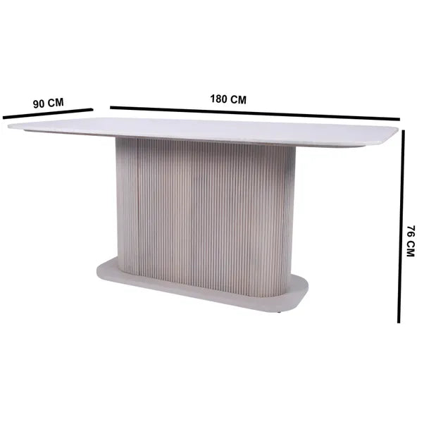 Alessia Mango Wood 6-8 Seater Dining Table