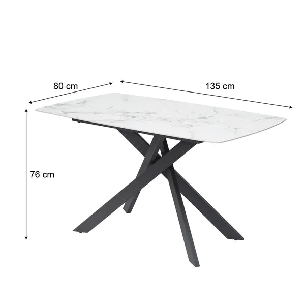 Luna Corner Dining Table and Bench Set