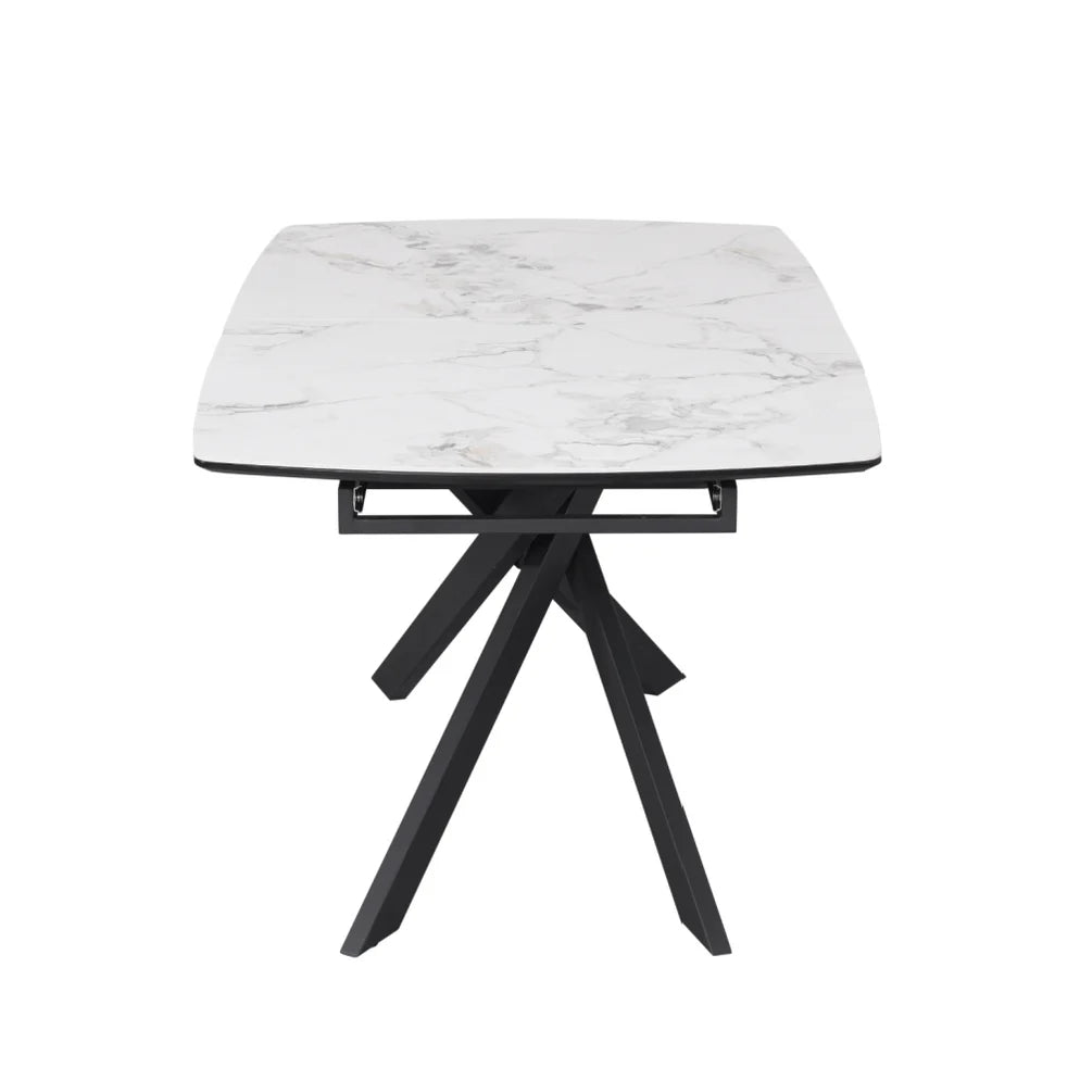 Luna Ceramic Extending Dining Table - 160-200cm