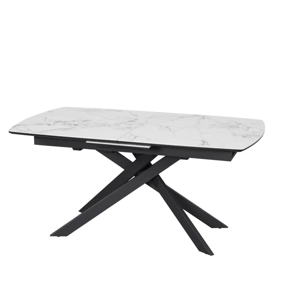 Luna Ceramic Extending Dining Table - 160-200cm